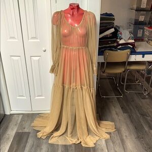 Reclamation sheer Maxi Dress